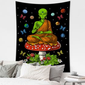 Black Mushroom Series Background Tapestry (Option: 95x70cm-Gt10879)