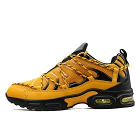 Running Shoes Breathable Men's Sneakers Fitness Air Shoes Cushion Outdoor Brand Sports Platform Mens Sneakers Zapatos De Mujer (Color: 106yellow, size: 39)