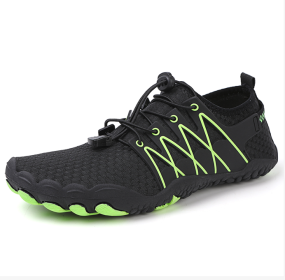 New couple fitness sneakers outdoor beach swimming shoes men's and women's outdoor fitness shoes (Color: Black, size: 43)