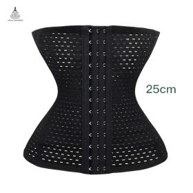 Waist trainer shaper corset slimming Belt underwear body shaper shapewear faja slimming belt tummy Sheath (Color: black 1, size: XL)