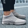 2022 Men Breathable Comfortable Rubber Walk Jogging Non-Slip Sports Shoes Male Running Slip-on Sneakers Outdoor Fitness Trainers