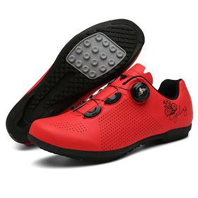 Men's And Women's Fashion Outdoor Casual Mountain Riding Shoes (Option: T28 Red Rubber Type-42)