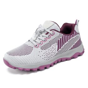 Men's And Women's Fashion Casual Soft Bottom Running Shoes (Option: G P19 Light Gray-43)